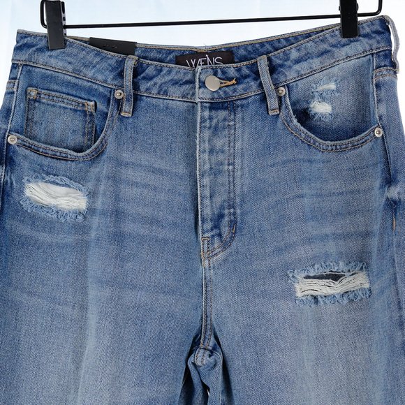 WENS High Rise Mom Jean Distress Size 11 - Picture 3 of 7